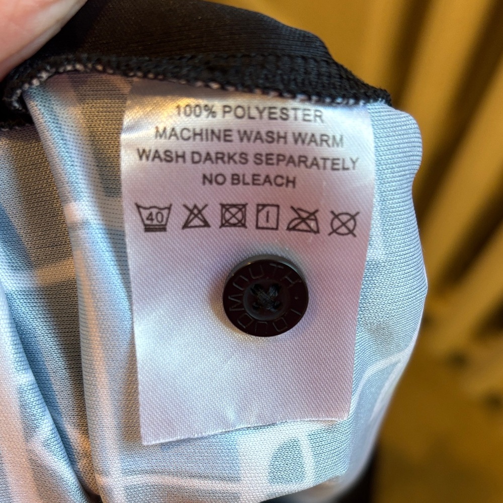 Loudmouth Black Multicolor Cocktail Pattern Polo - Picture 6 of 6